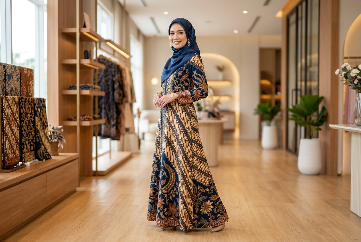 Banner Gamis Batik Wanita - Unique 3:2 Lookbook