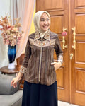 Kemeja Batik Pria Lengan Panjang Lapis Furing Motif Semarangan - Tampilan 4:5 Foto 1