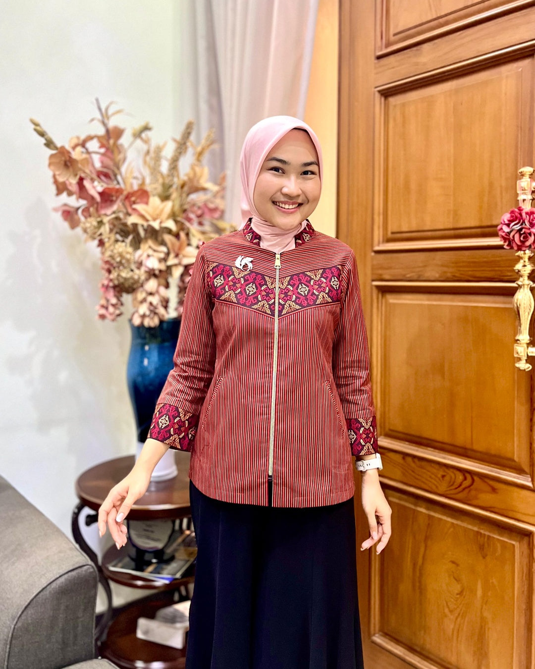Daster Batik Katun Halus Solo Series Home Dress - Tampilan 4:5 Foto 1