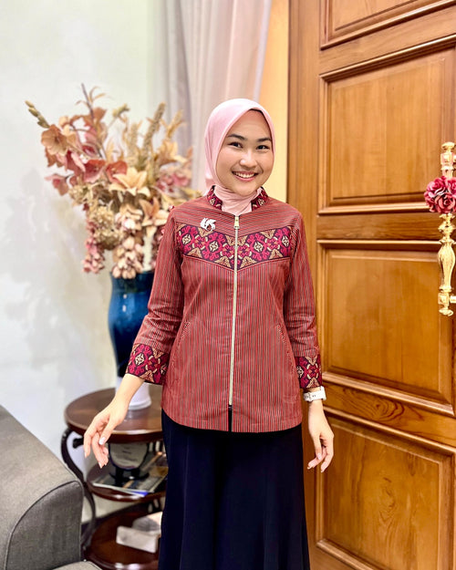 Daster Batik Katun Halus Solo Series Home Dress - Tampilan 4:5 Foto 1