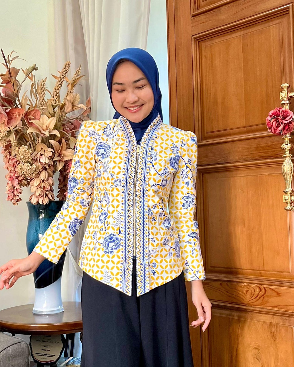 Hem Batik Anak Cowo Katun Adem Motif Pesisir - Tampilan 4:5 Foto 2