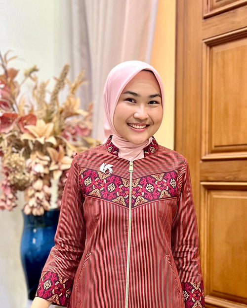 Daster Batik Katun Halus Solo Series Home Dress - Tampilan 4:5 Foto 2