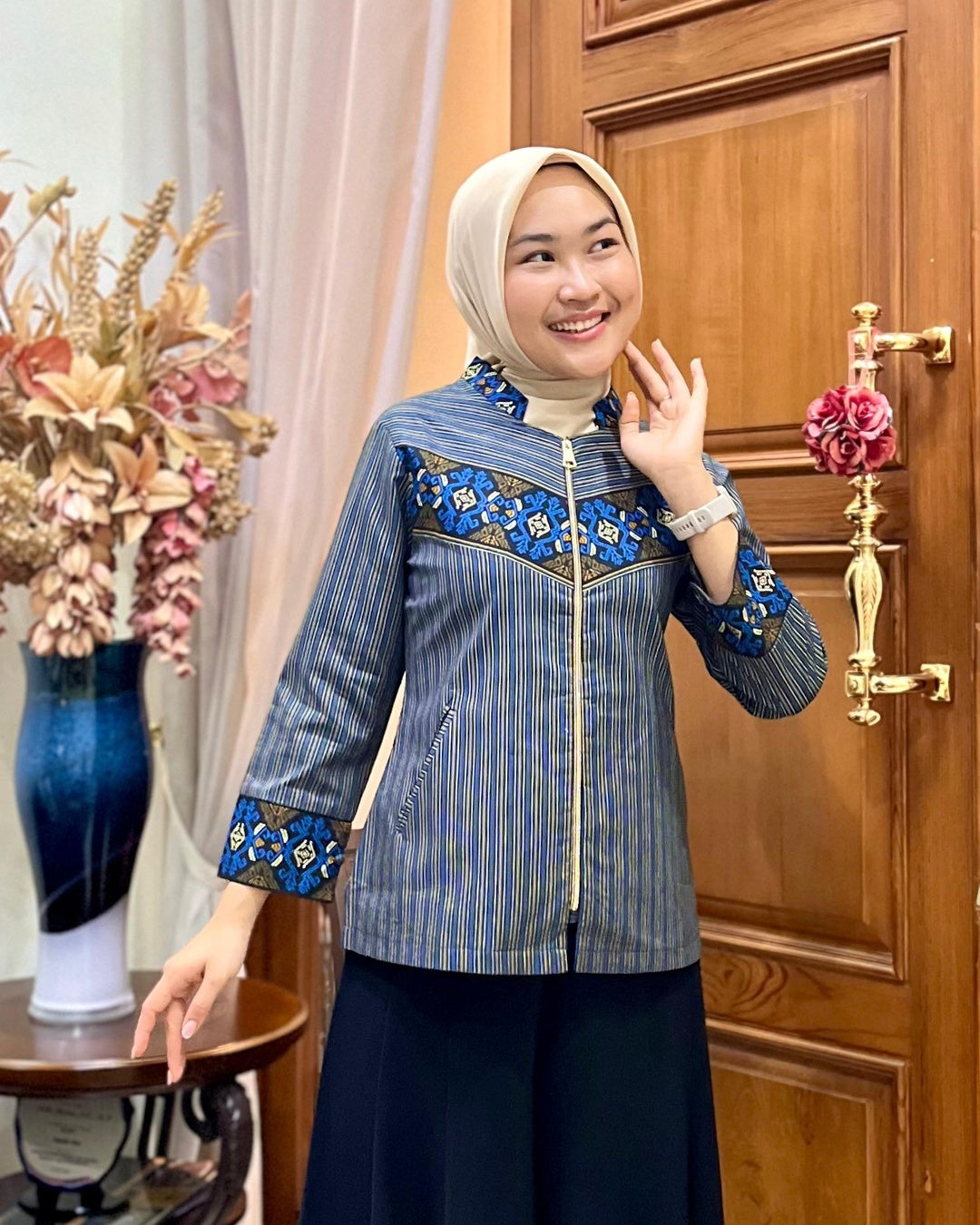 Gamis Batik Katun Primisima Parang Kusumo Elegance - Tampilan 4:5 Foto 2