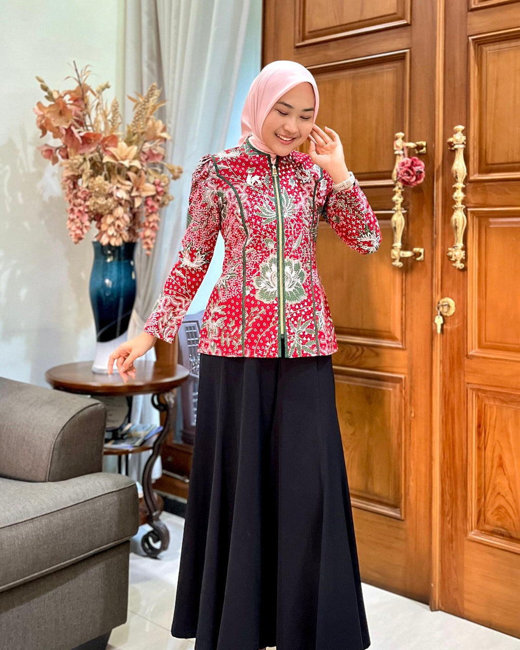 Gamis Batik Katun Primisima Parang Kusumo Elegance - Tampilan 4:5 Foto 4