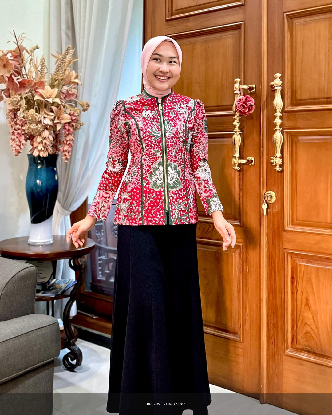 Celana Panjang Batik Pria Modern Sirwal Etnik - Tampilan 4:5 Foto 5