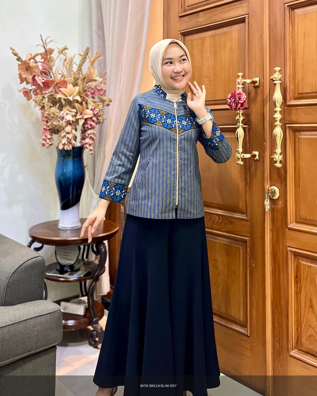 Gamis Batik Katun Primisima Parang Kusumo Elegance - Tampilan 4:5 Foto 5